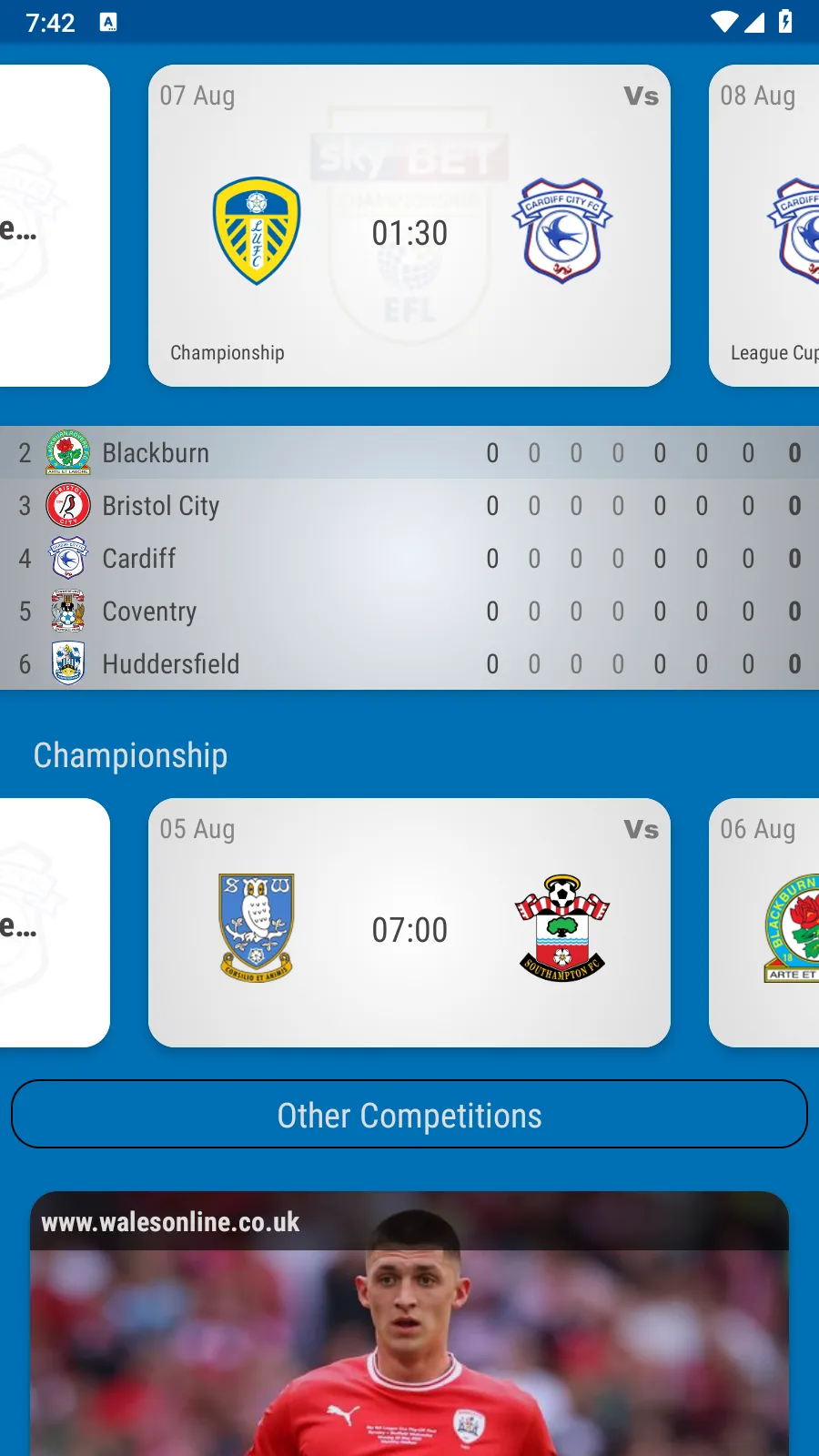 Cardiff City Fan App | Indus Appstore | Screenshot