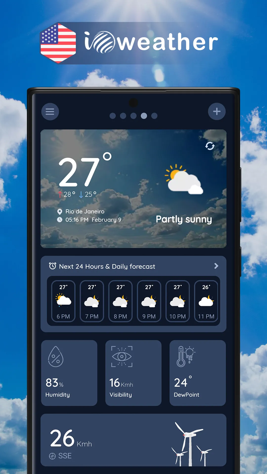 iOweather – Weather Forecast | Indus Appstore | Screenshot