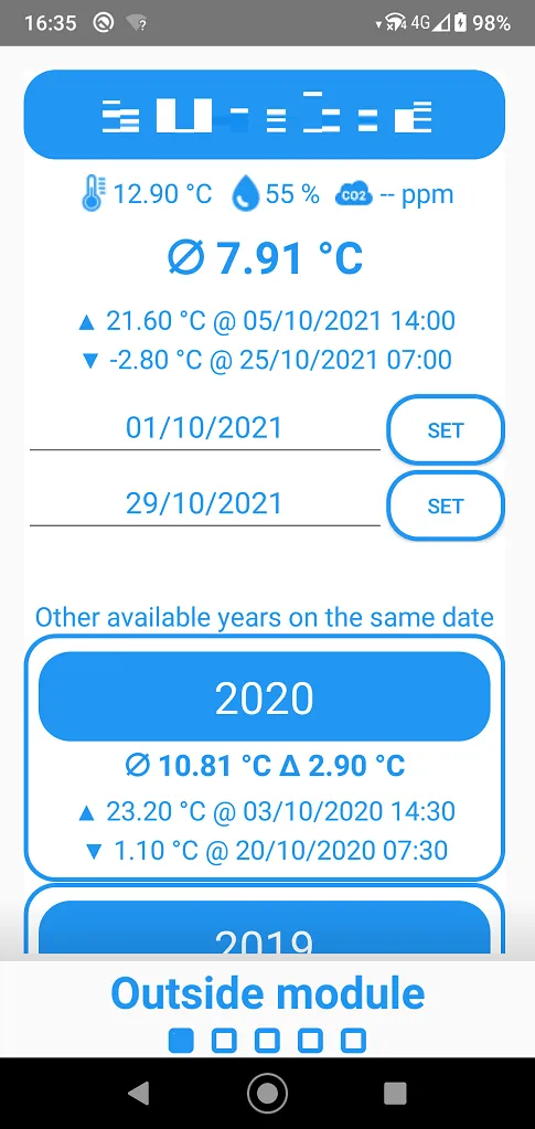 Netatmo average temperature | Indus Appstore | Screenshot