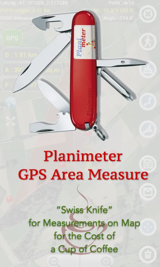 Planimeter Area Measure Guide | Indus Appstore | Screenshot