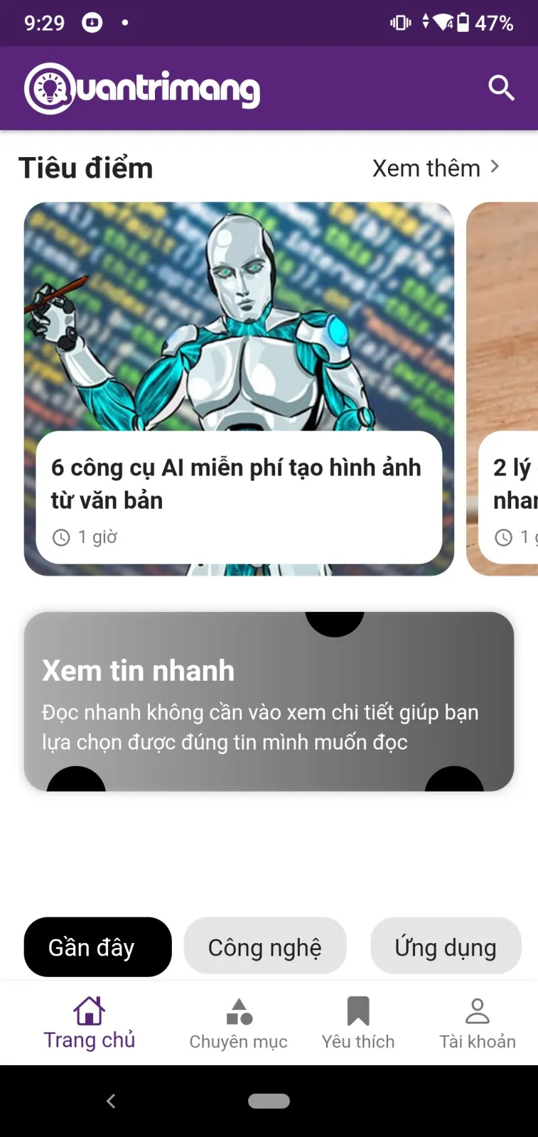 QuanTriMang.com | Indus Appstore | Screenshot