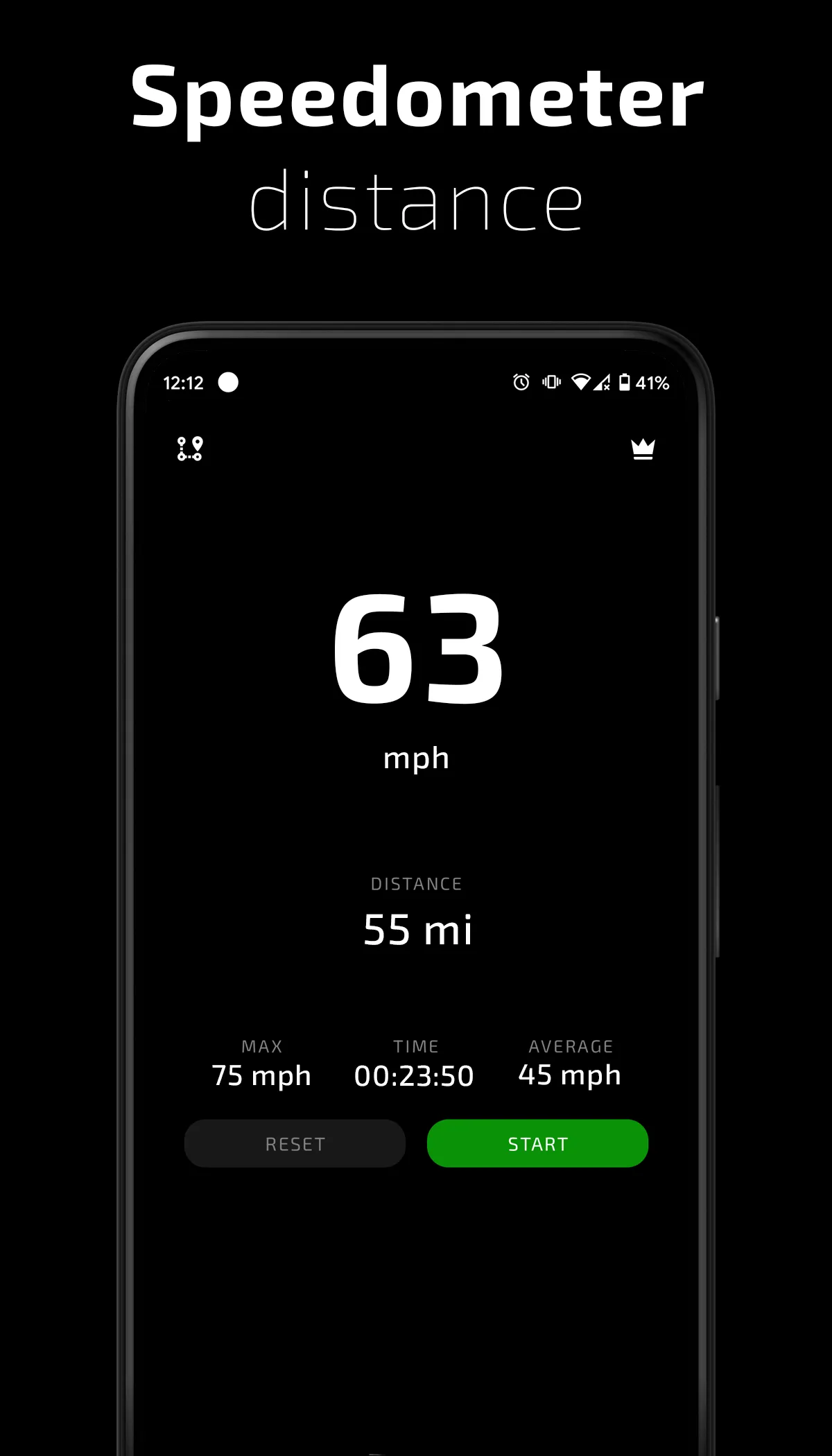 Speedometer and distance | Indus Appstore | Screenshot