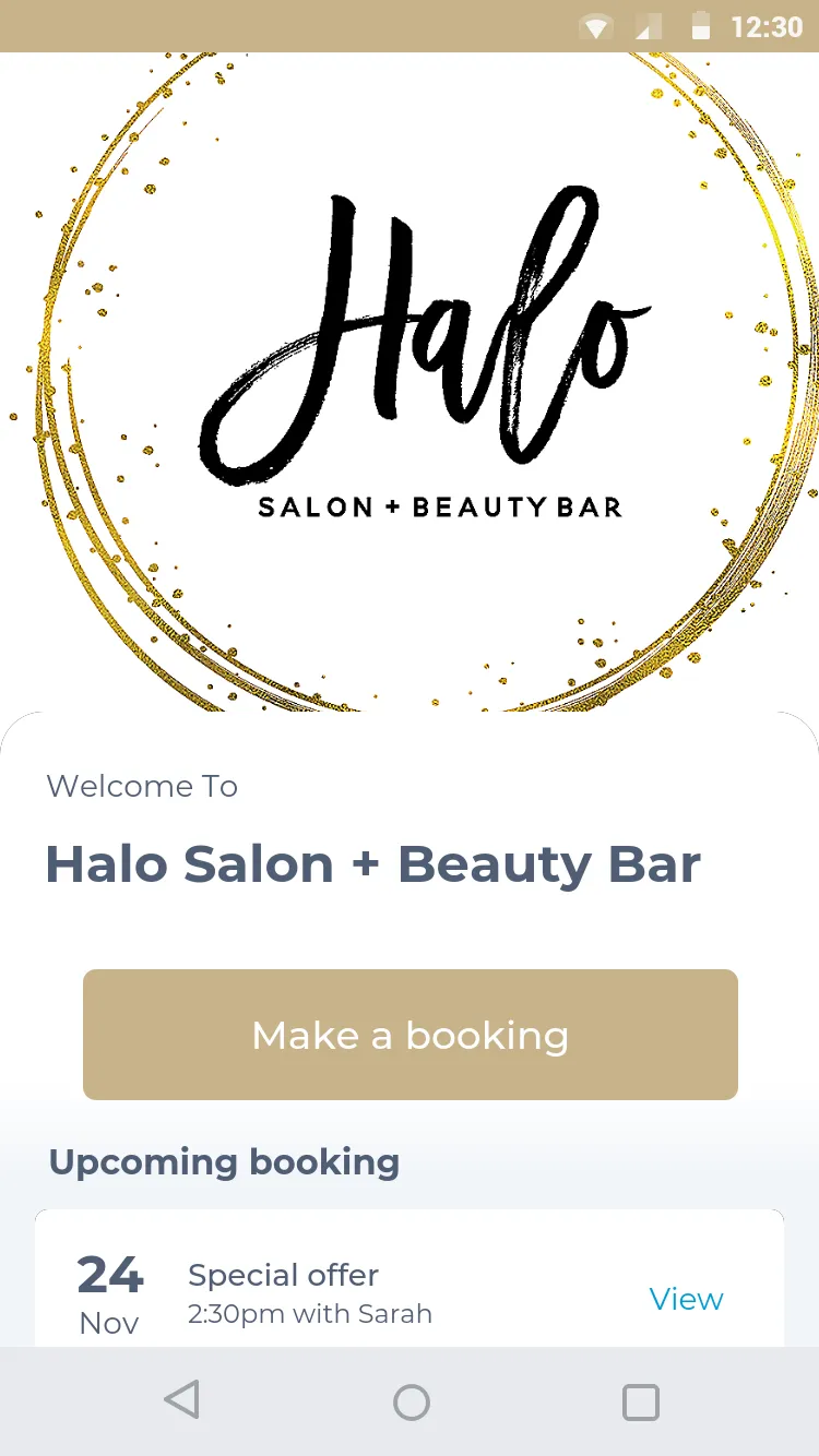 Halo Salon + Beauty Bar | Indus Appstore | Screenshot