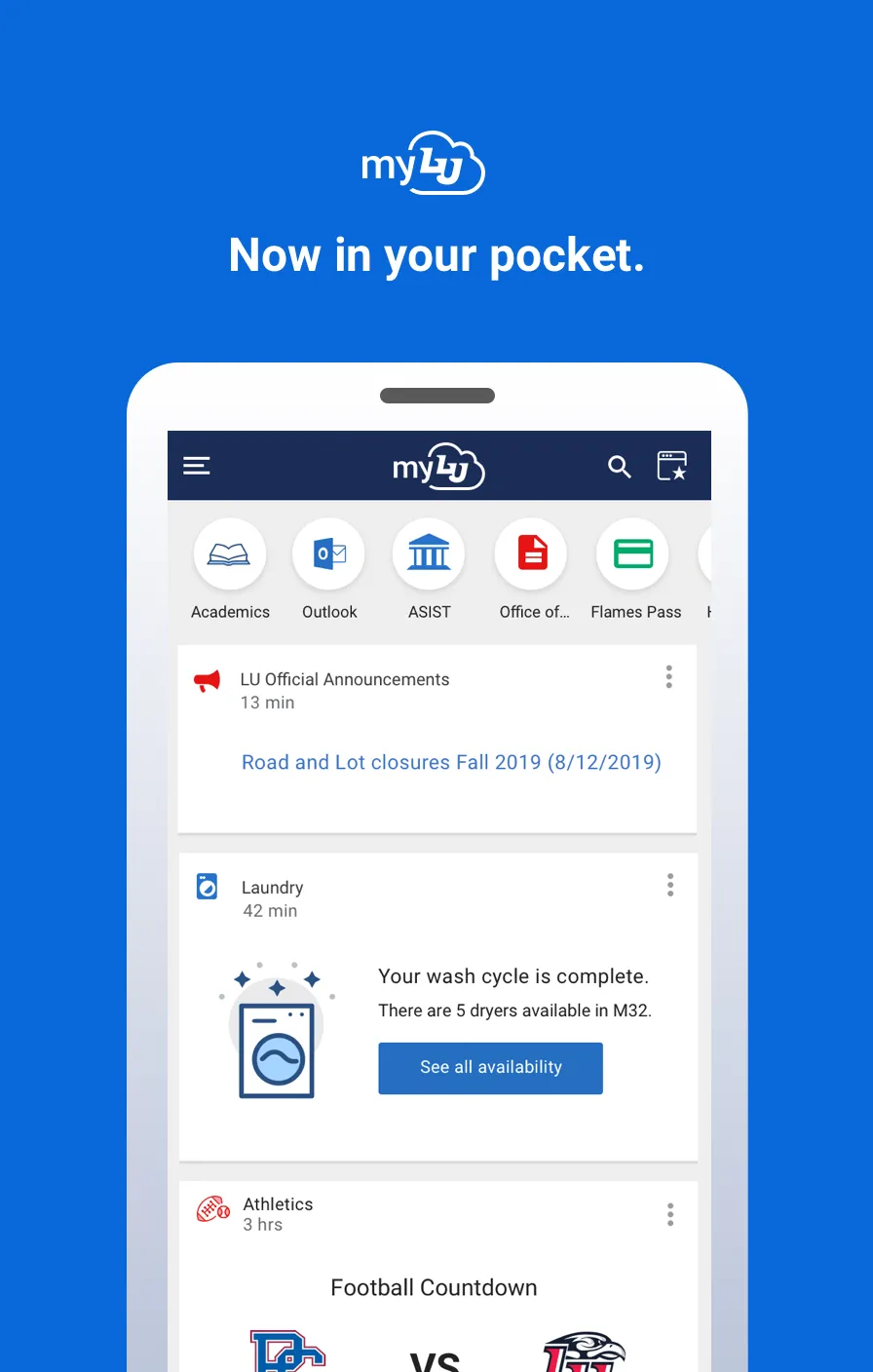 myLU | Indus Appstore | Screenshot