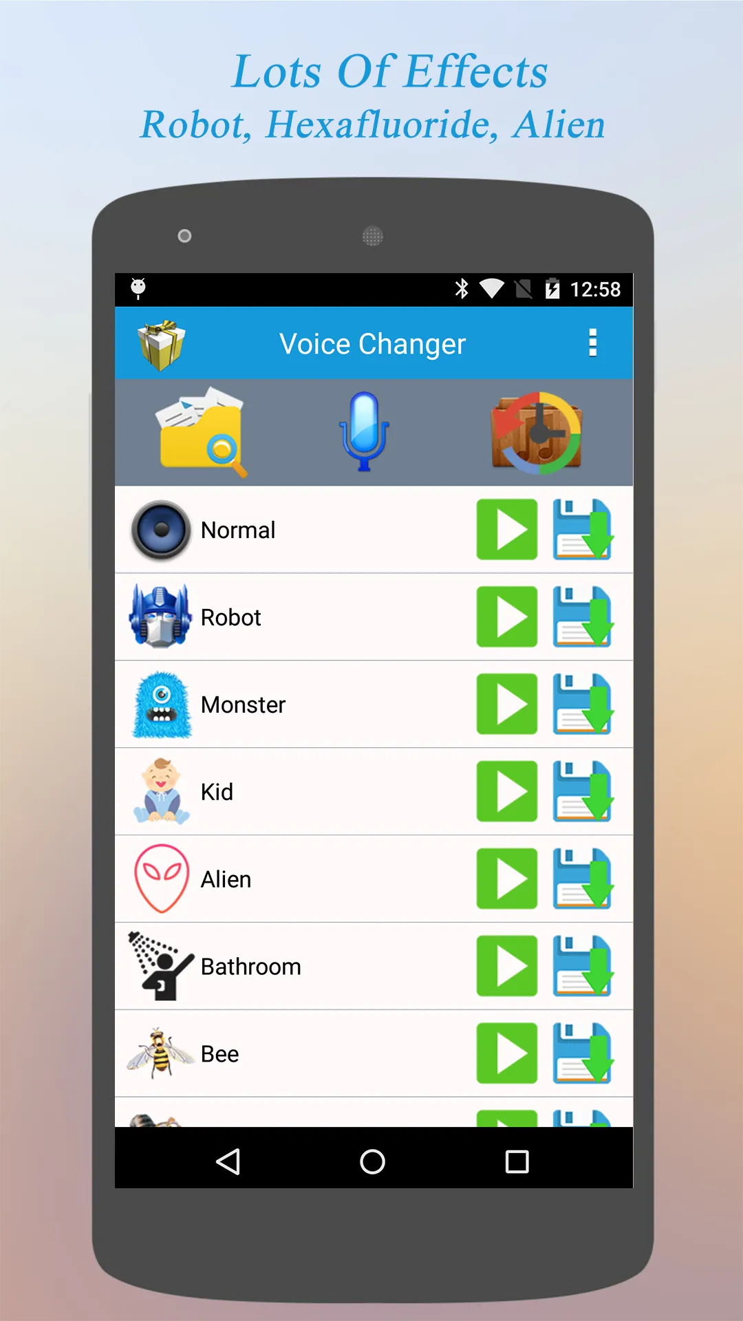 Voice Changer | Indus Appstore | Screenshot