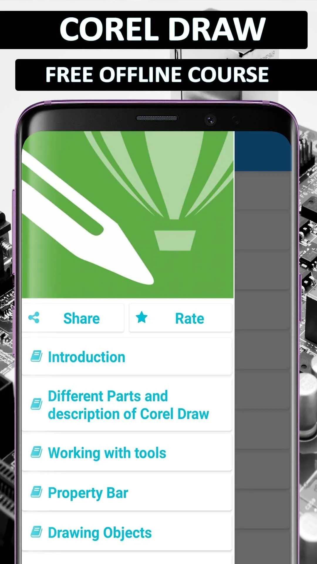 Corel Draw tutorial - complete | Indus Appstore | Screenshot