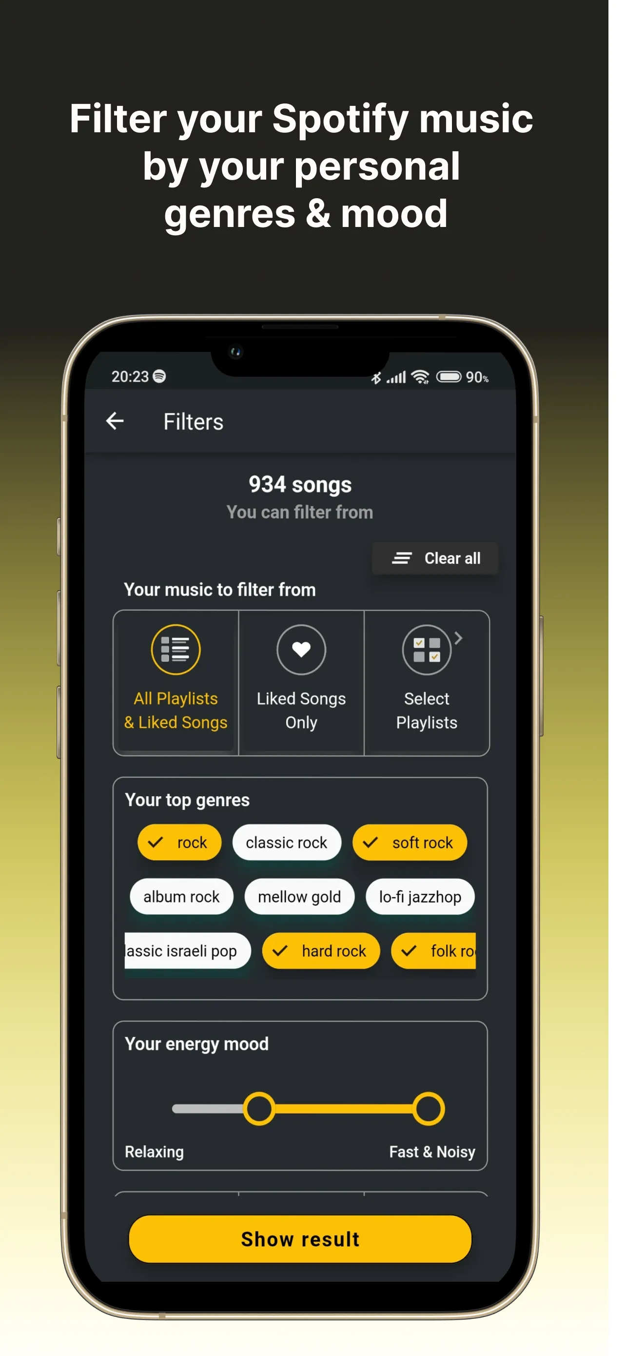 Spotilicious: Spotify Filters | Indus Appstore | Screenshot