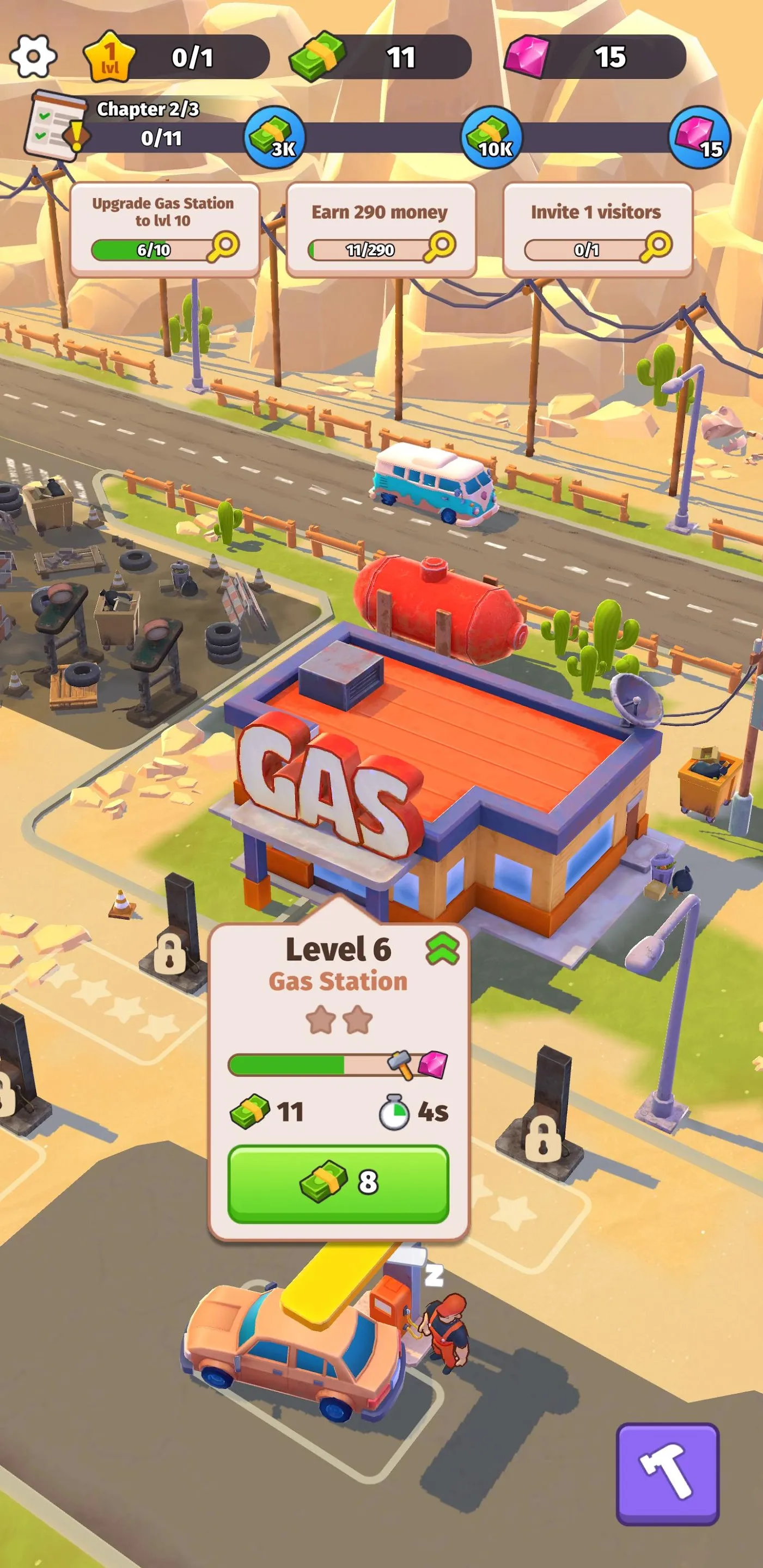 Roadside Empire: Idle Tycoon | Indus Appstore | Screenshot