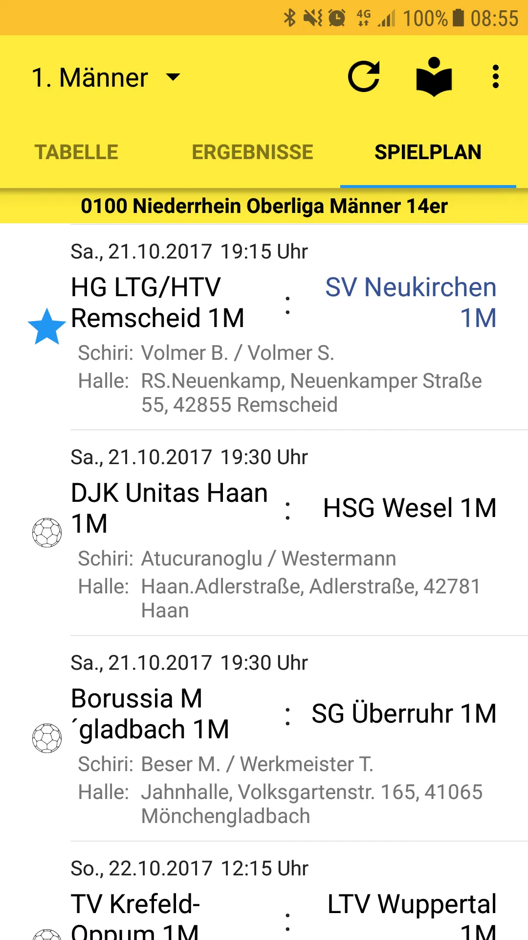 SV Neukirchen Handball | Indus Appstore | Screenshot