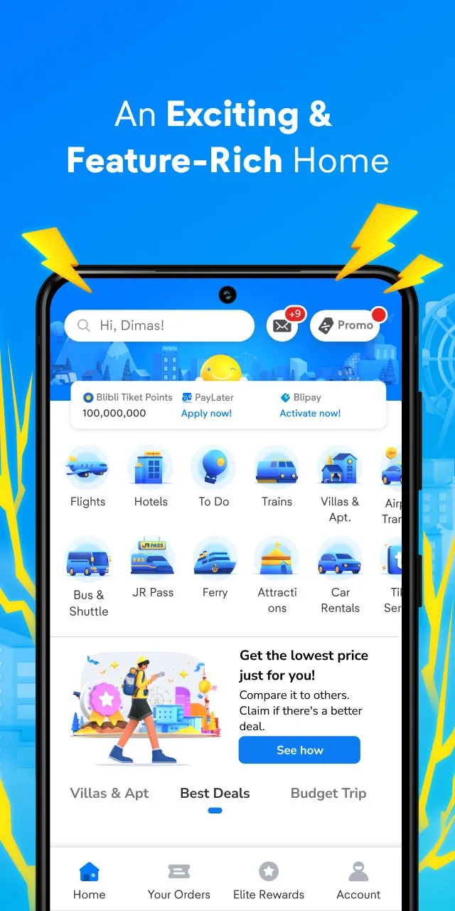 tiket.com - Hotels and Flights | Indus Appstore | Screenshot