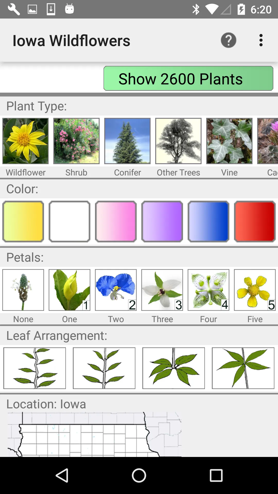 Iowa Wildflowers | Indus Appstore | Screenshot