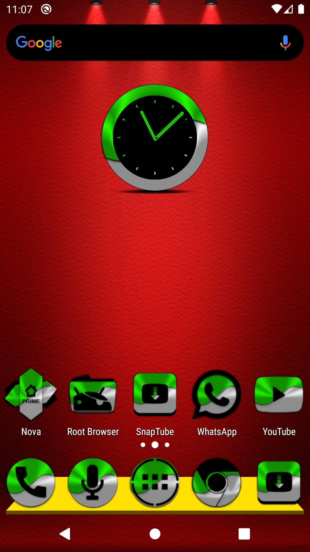 Half Light Green Icon Pack | Indus Appstore | Screenshot