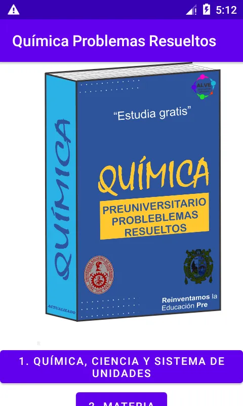 Química Preuniversitario Desar | Indus Appstore | Screenshot