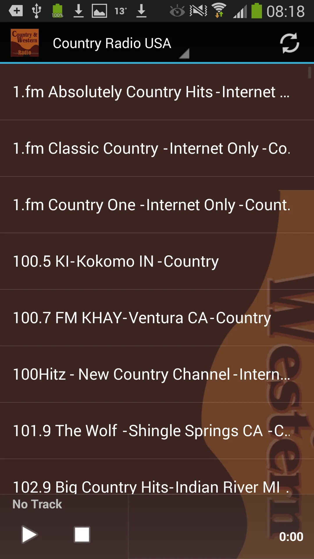 Country Music Radio USA | Indus Appstore | Screenshot