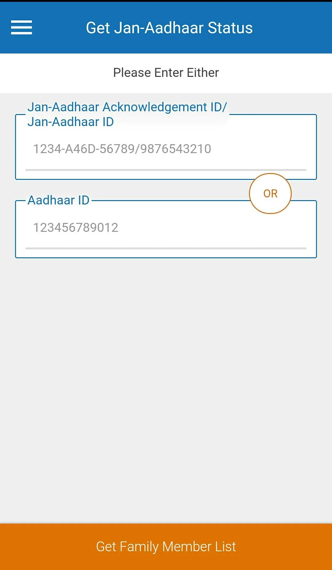 Jan Aadhaar | Indus Appstore | Screenshot