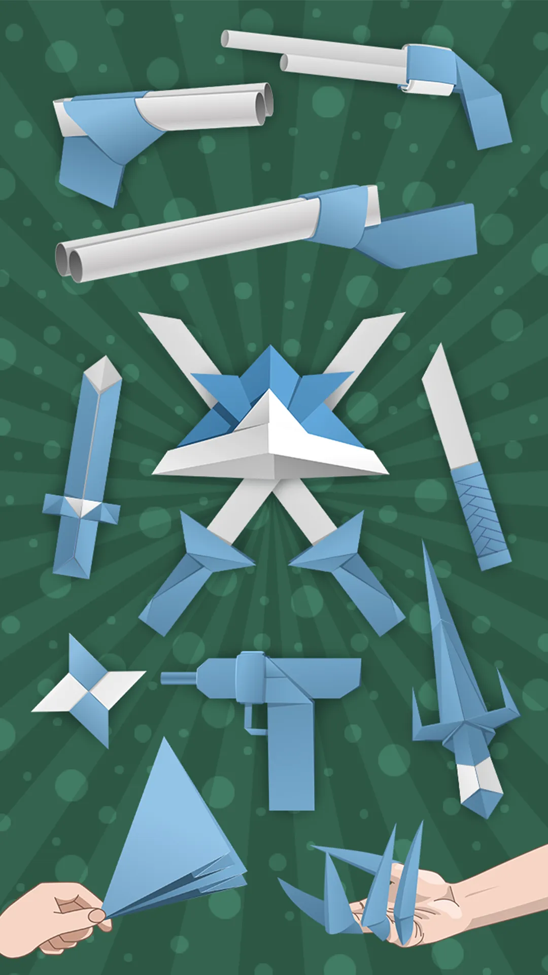 Origami Weapons Instructions | Indus Appstore | Screenshot