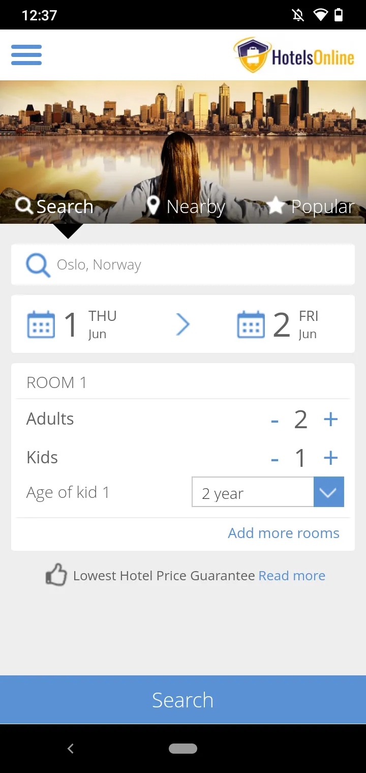 HEI Online Hotel Reservations | Indus Appstore | Screenshot