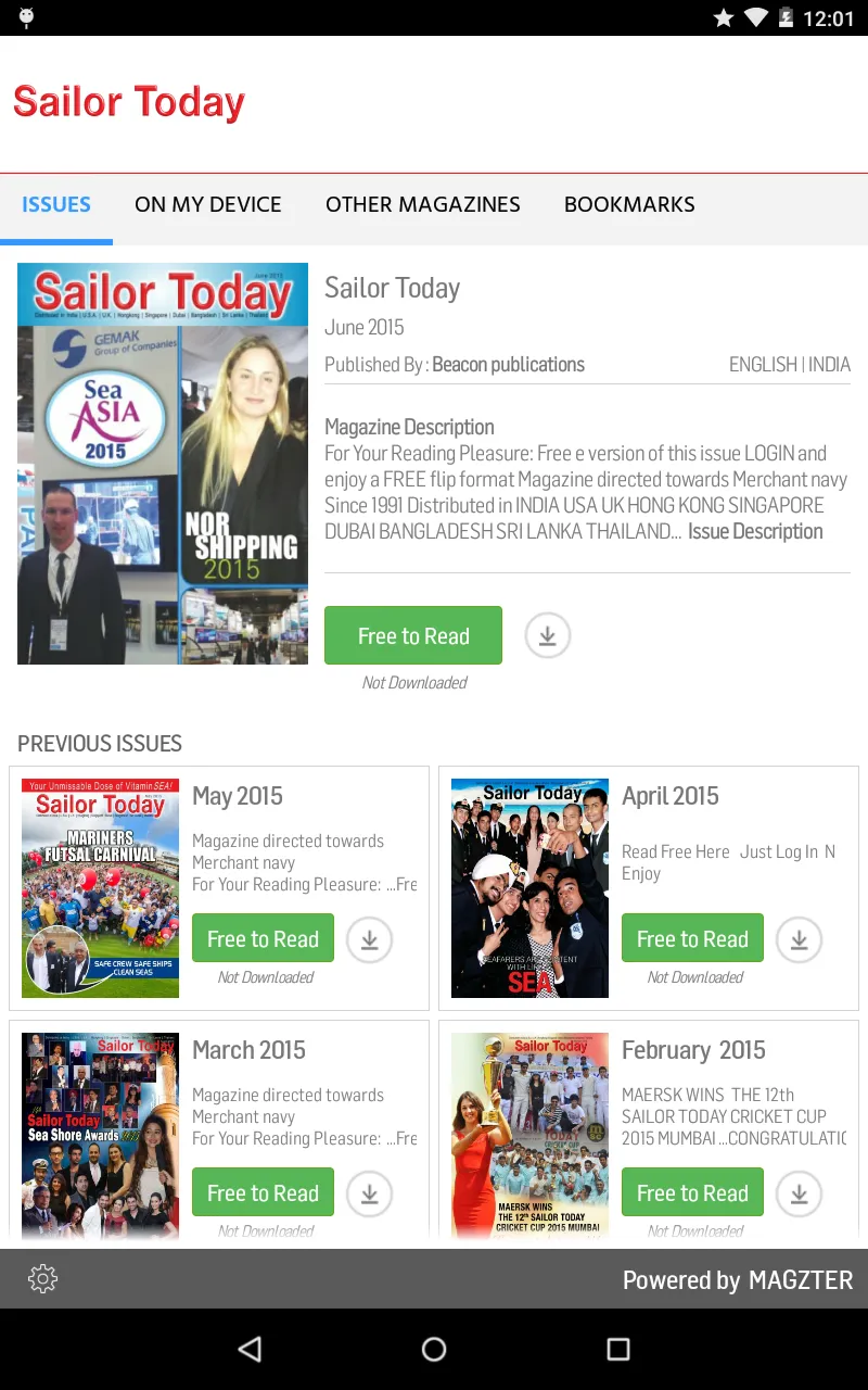 Sailor Today | Indus Appstore | Screenshot