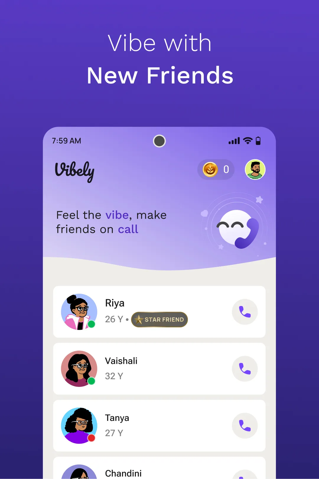 Vibely - Make new friends! | Indus Appstore | Screenshot