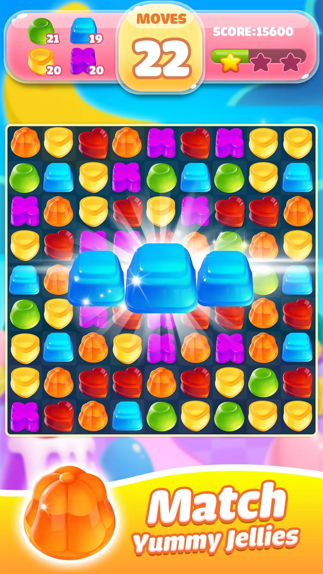 Jelly Jam Crush- Match 3 Games | Indus Appstore | Screenshot