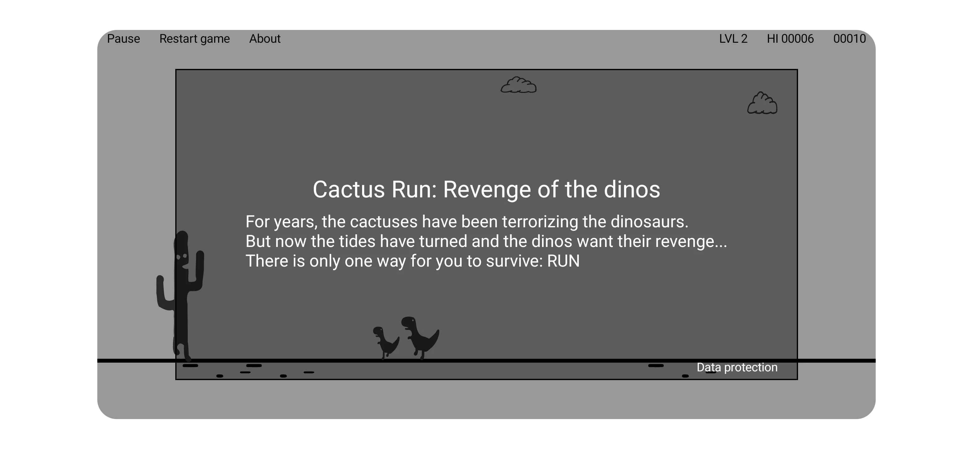 Cactus Run: The Dinos' revenge | Indus Appstore | Screenshot