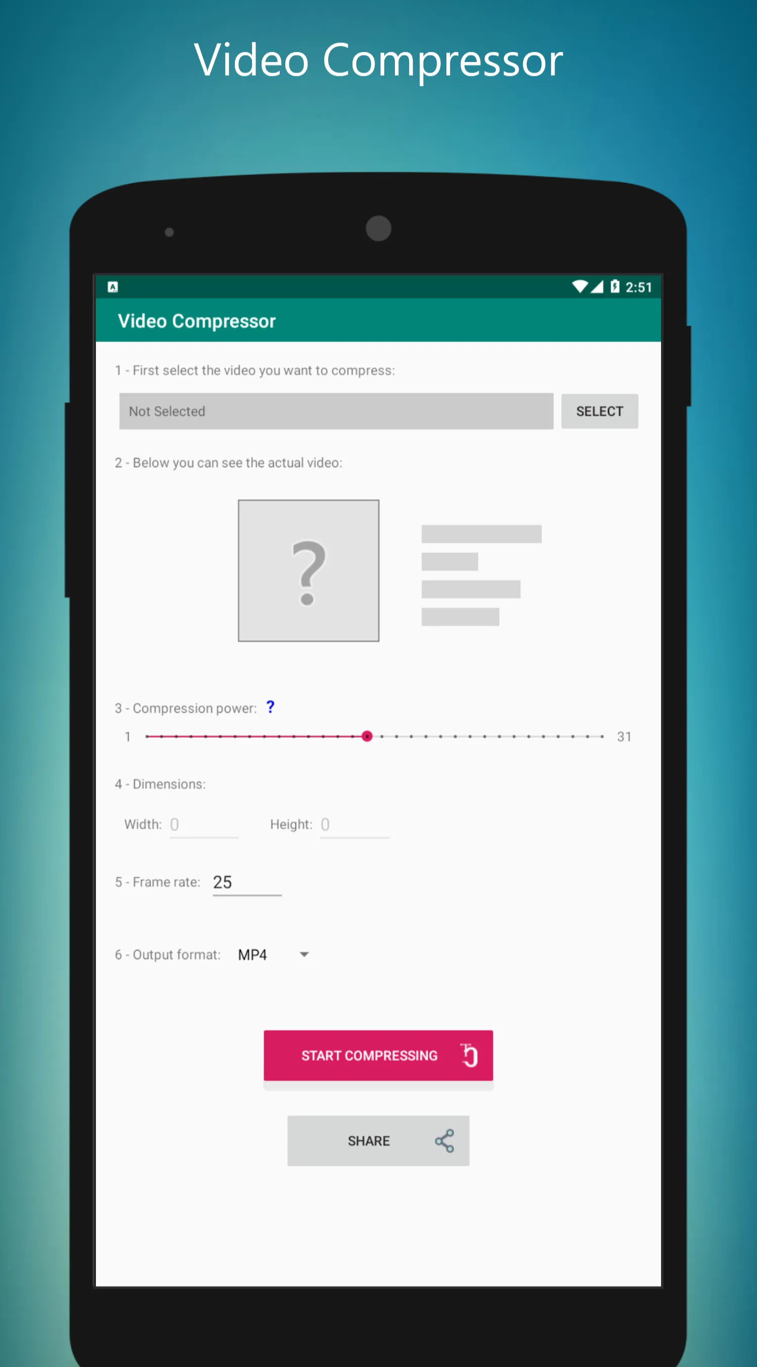 Video Compressor - Reduce Vide | Indus Appstore | Screenshot