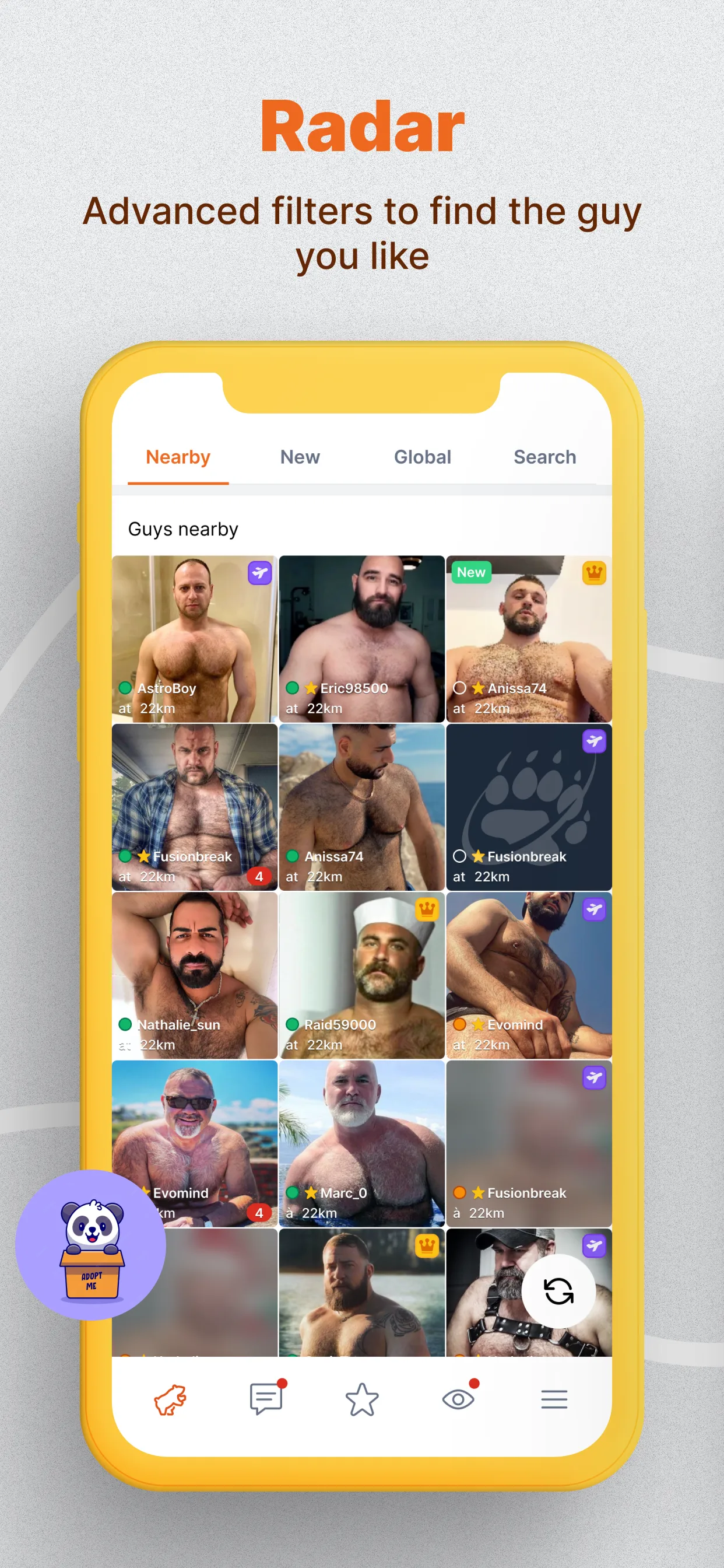 BEARWWW : Gay Chat dating site | Indus Appstore | Screenshot