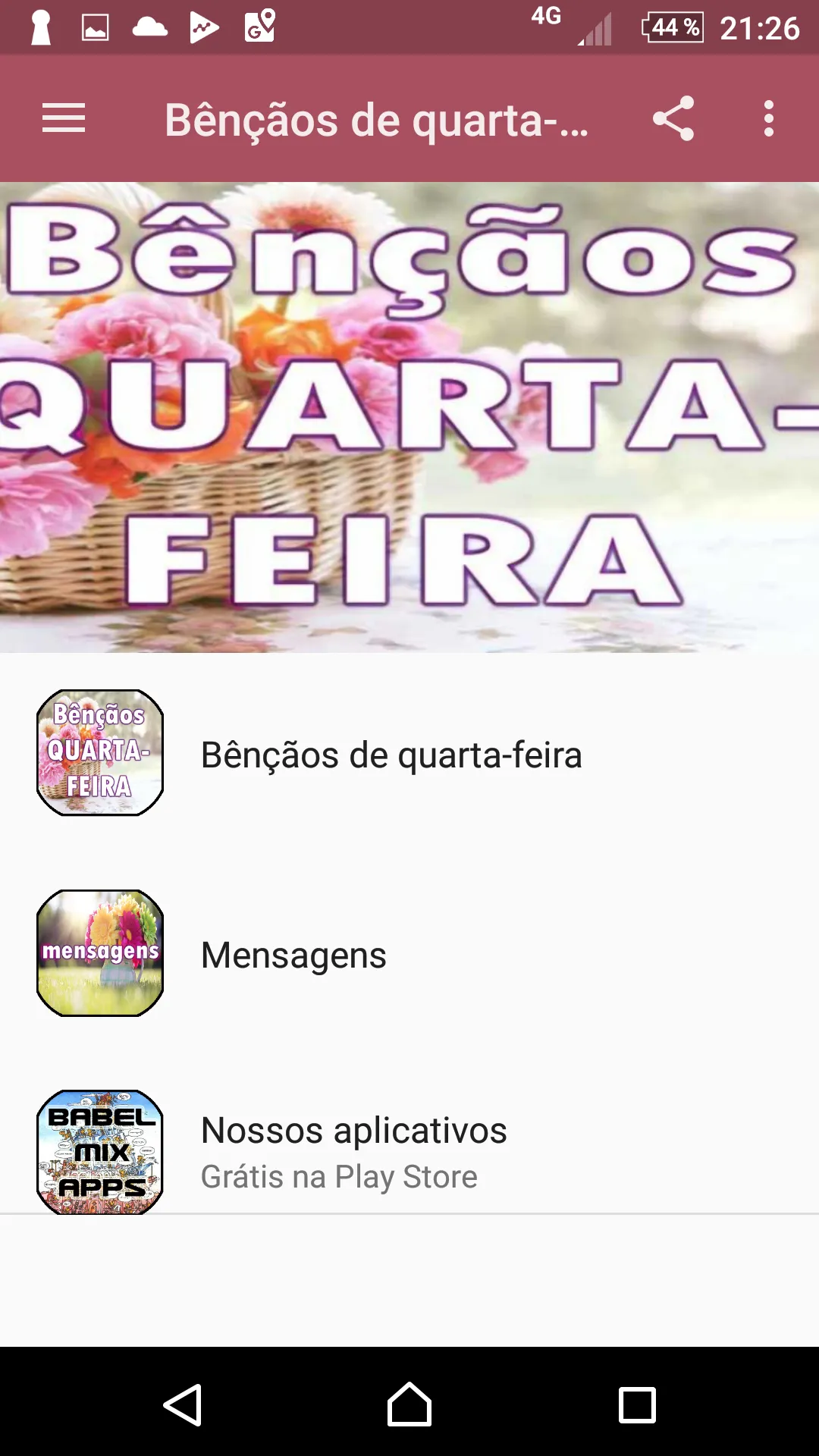 QUARTA-FEIRA GLÓRIA DE DEUS | Indus Appstore | Screenshot