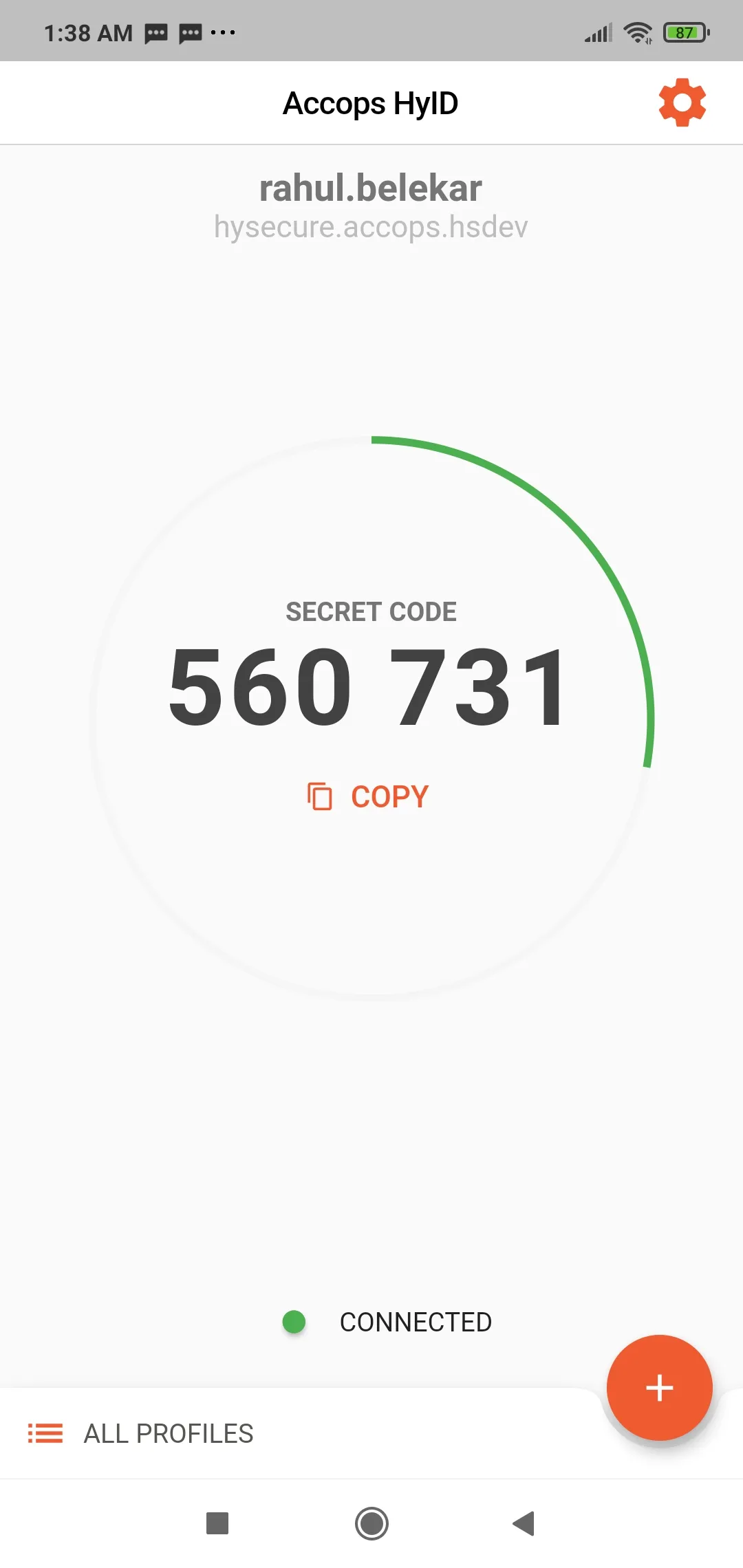 Accops HyID | Indus Appstore | Screenshot