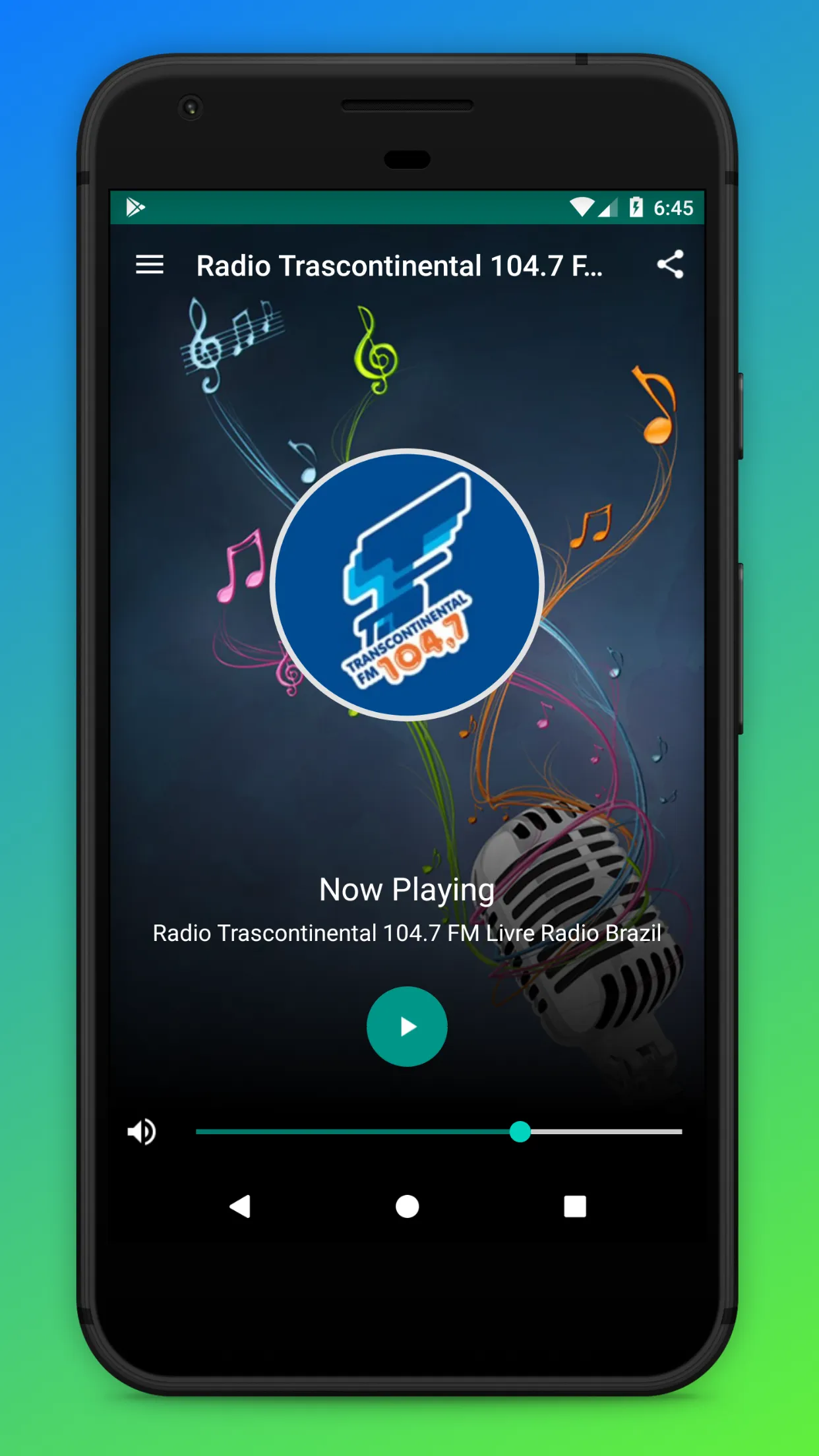 Radio Trascontinental FM 104.7 | Indus Appstore | Screenshot