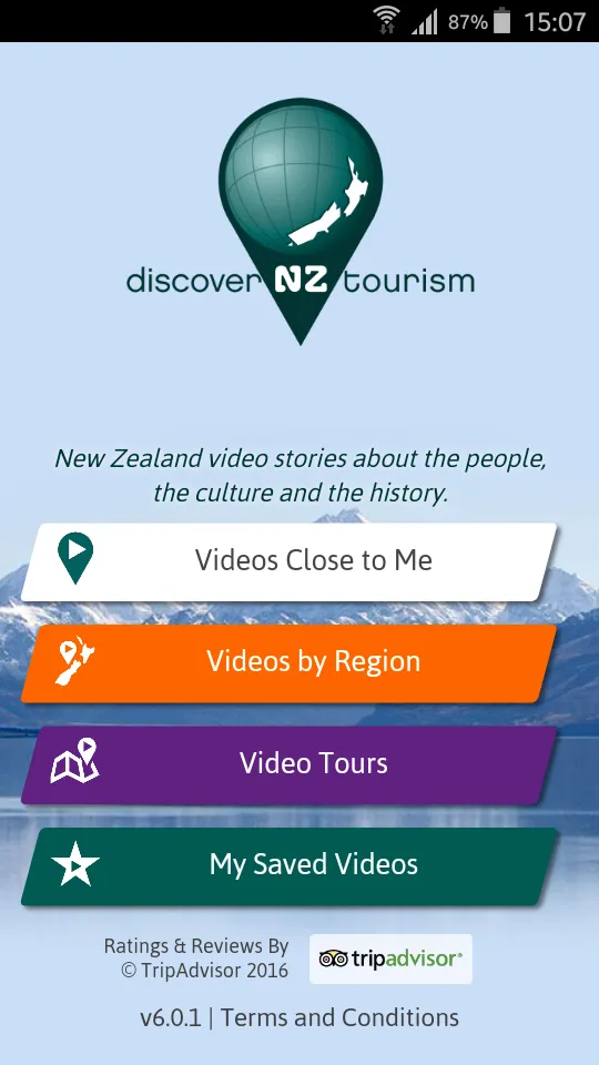 Discover New Zealand Tourism | Indus Appstore | Screenshot