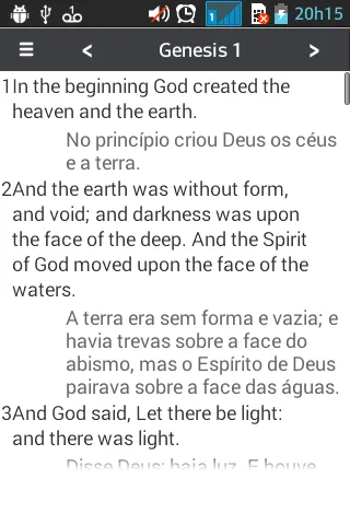 Bible Portuguese - English | Indus Appstore | Screenshot