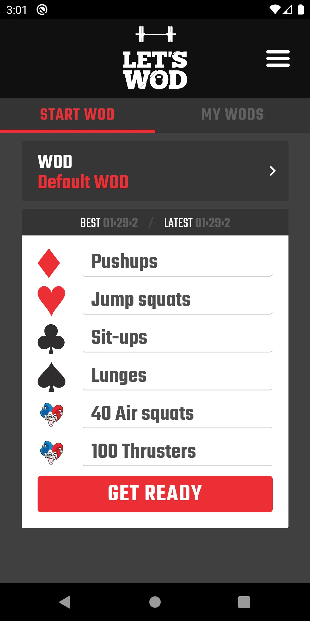 WOD Deck of Cards | Indus Appstore | Screenshot