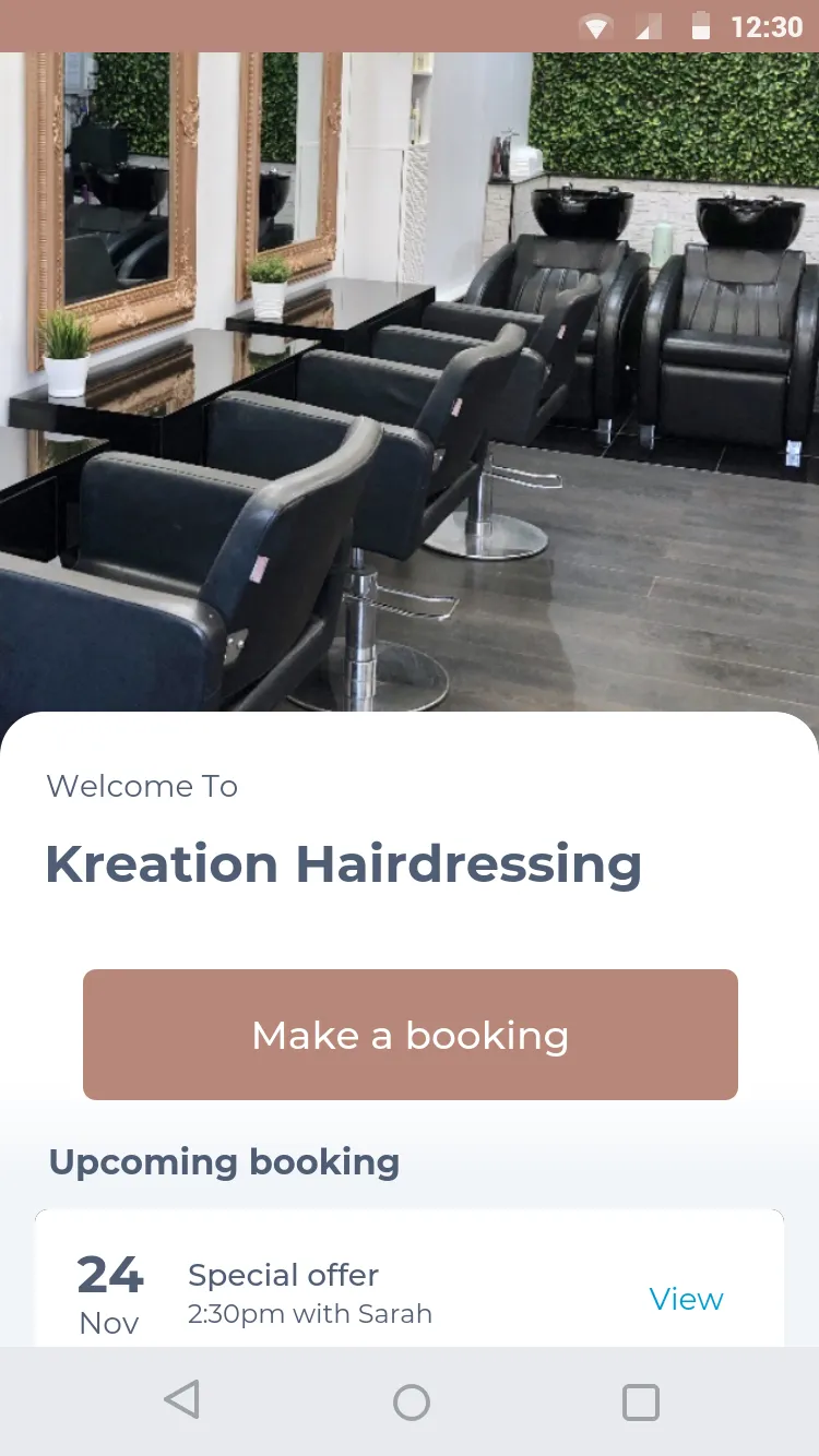 Kreation Hairdressing | Indus Appstore | Screenshot