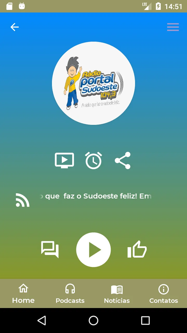 Rádio Portal Sudoeste | Indus Appstore | Screenshot