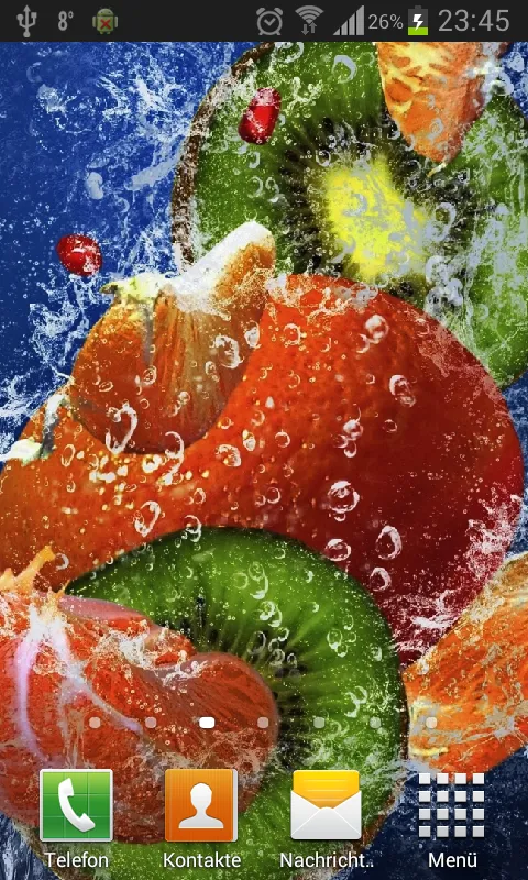 Fruits in water live wallpaper | Indus Appstore | Screenshot