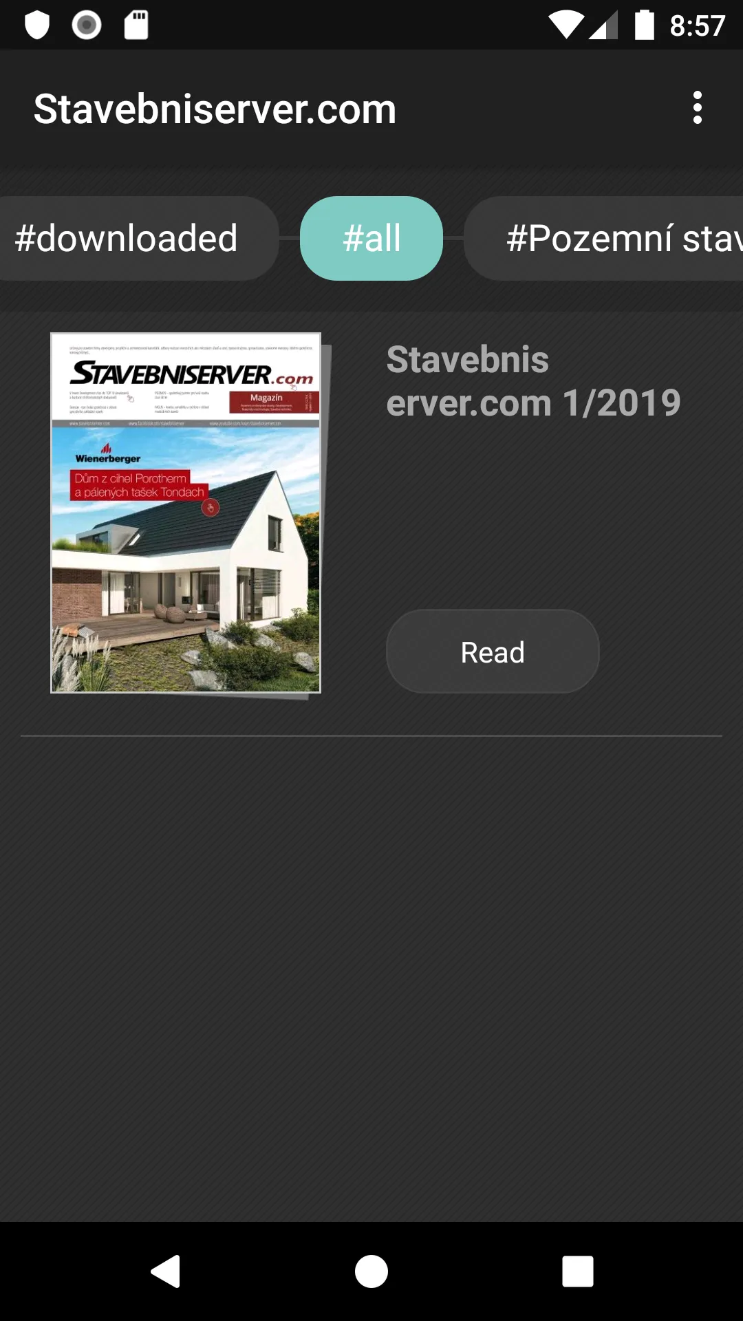 Magazín Stavebniserver.com | Indus Appstore | Screenshot