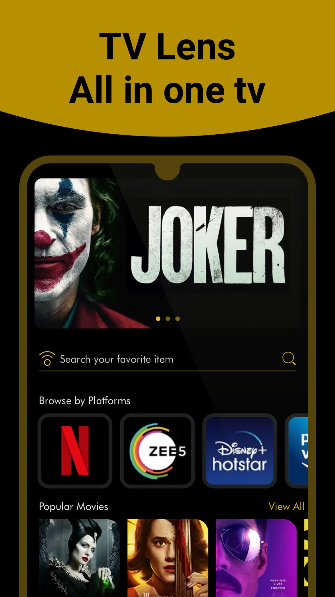 TV Lens : Movies, Shows on OTT | Indus Appstore | Screenshot