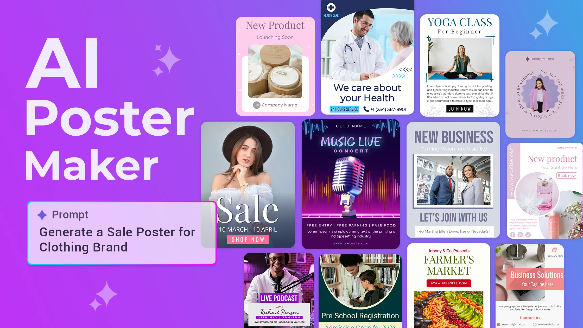 Poster maker AI Graphic design | Indus Appstore | Screenshot