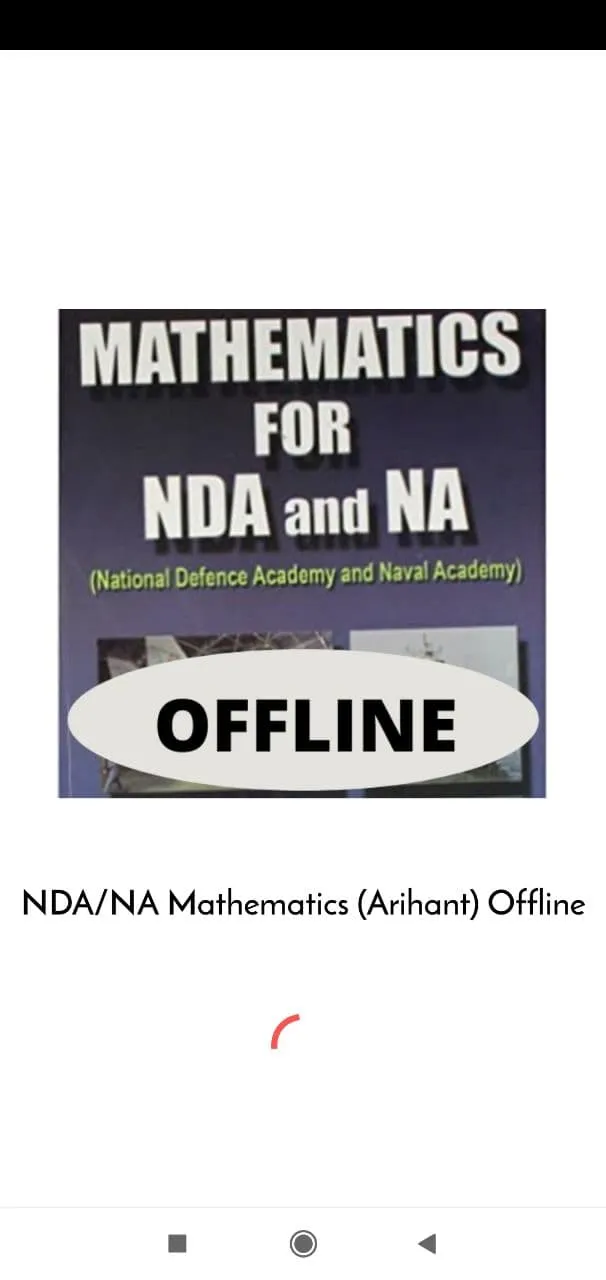 NDA/NA Mathematics Offline | Indus Appstore | Screenshot