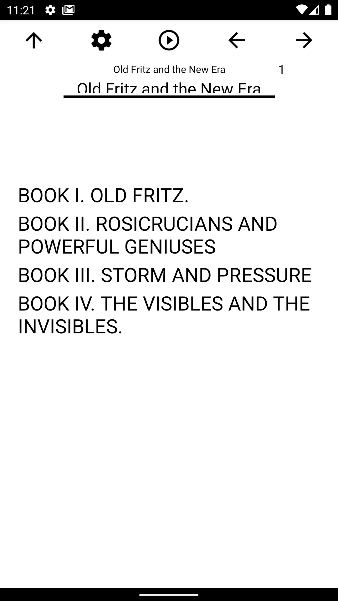 Book, Old Fritz and the New Er | Indus Appstore | Screenshot