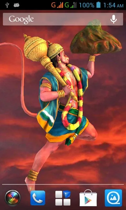 3D Hanuman Live Wallpaper | Indus Appstore | Screenshot