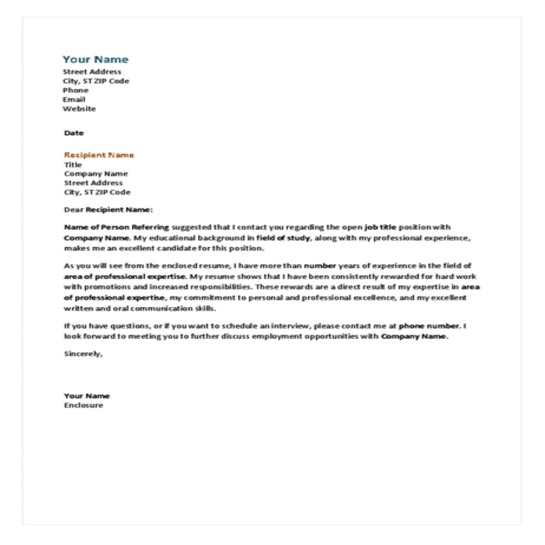 Cover Letter Templates | Indus Appstore | Screenshot