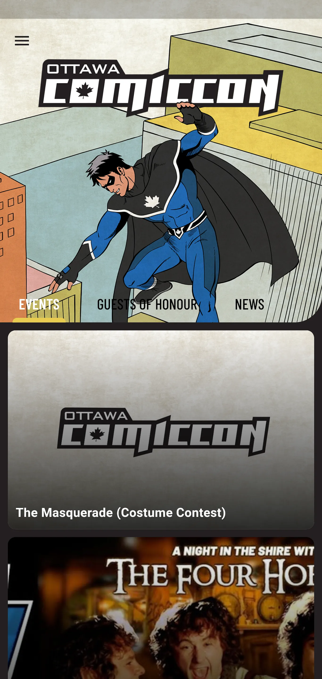 Ottawa Comiccon | Indus Appstore | Screenshot