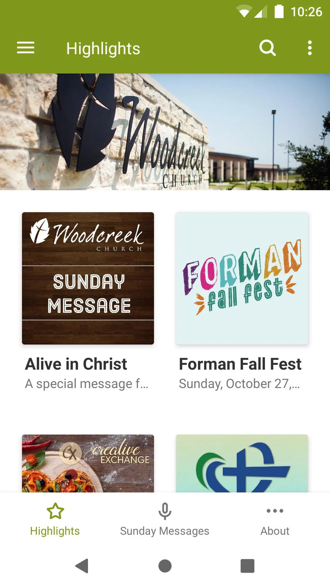 Woodcreek Church | Indus Appstore | Screenshot