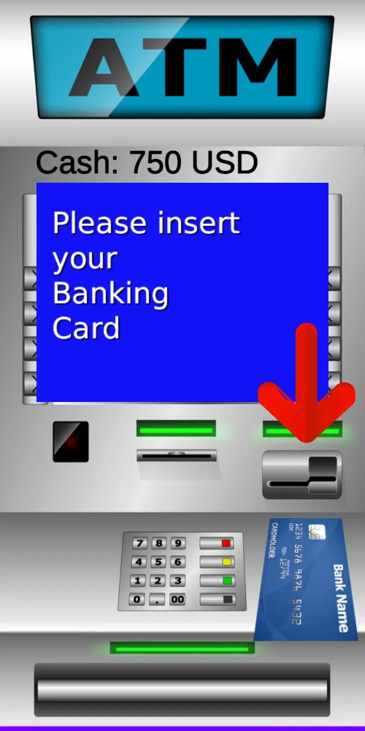 ATM Cash Machine Simulator | Indus Appstore | Screenshot