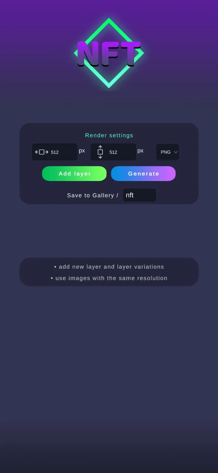 NFT Merge - NFT generator | Indus Appstore | Screenshot