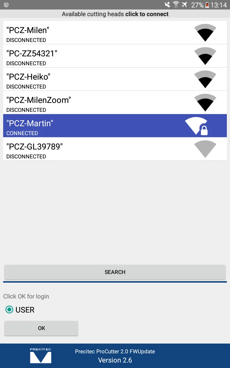 Precitec ProCutter 2.0 Firmwar | Indus Appstore | Screenshot