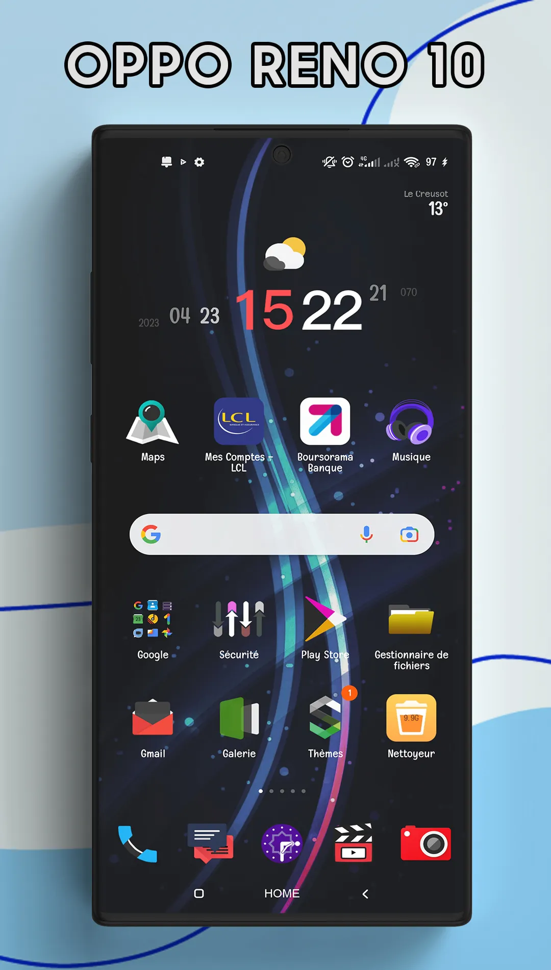 Oppo Reno 10 launcher, theme | Indus Appstore | Screenshot