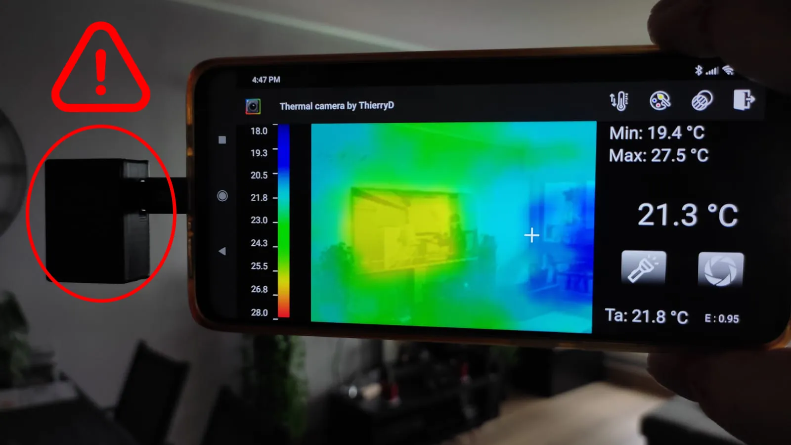 Thermal camera DIY | Indus Appstore | Screenshot